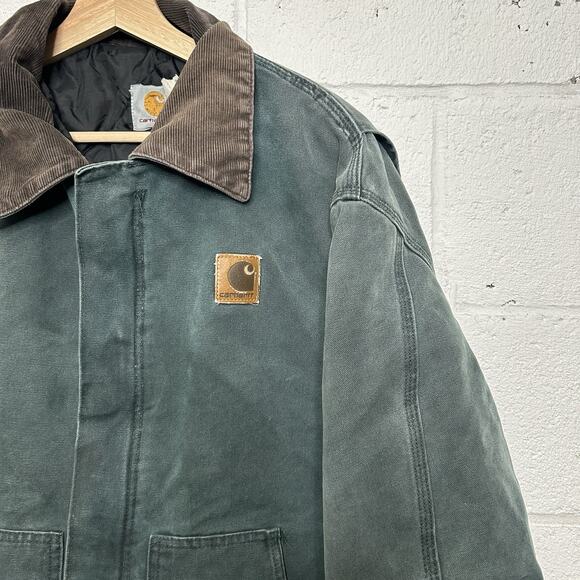 Vintage Carhartt Quilted Artic Jacket “Hunter Green” - Picture 3 of 9